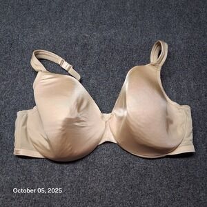 Cacique Bra Womens Size 44 DD Cup Beige Full Coverage Solid‎ Underwired